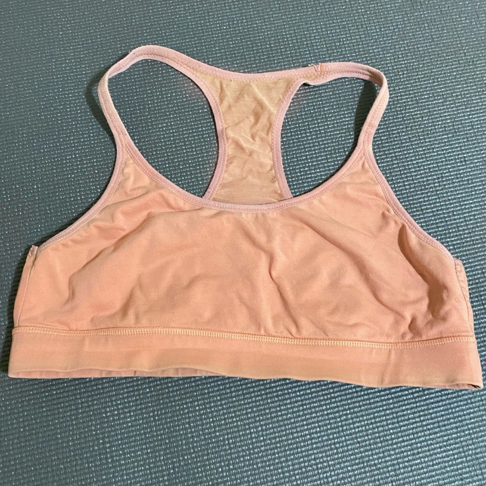 Pact Organic Modern Racerback Bra in Canyon Clay